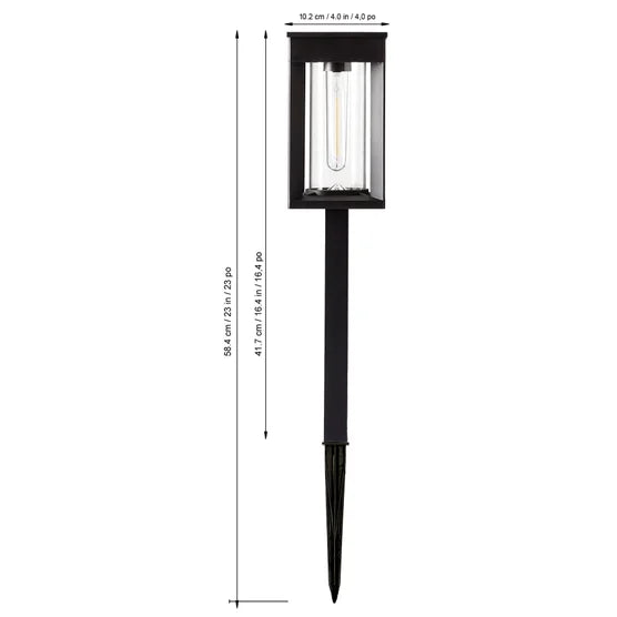 GTX Solar LED Pathway Lights, 4-pack