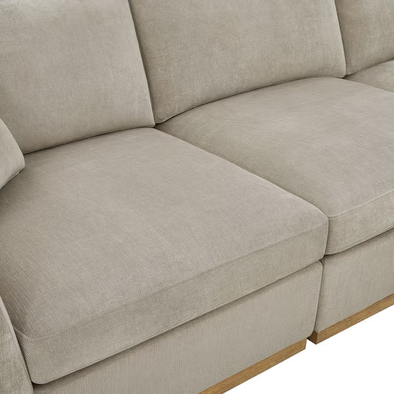 Henredon Caley Reversible Sofa Chaise with Ottoman*