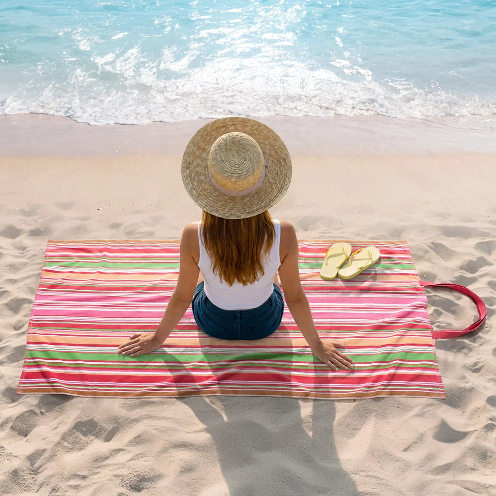 2-in-1 Beach Towel that converts into Tote