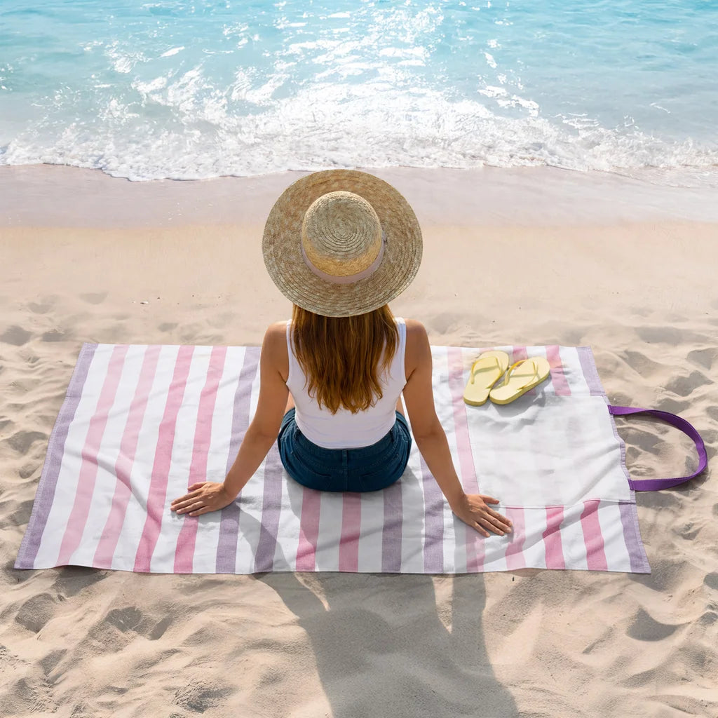 2-in-1 Beach Towel that converts into Tote