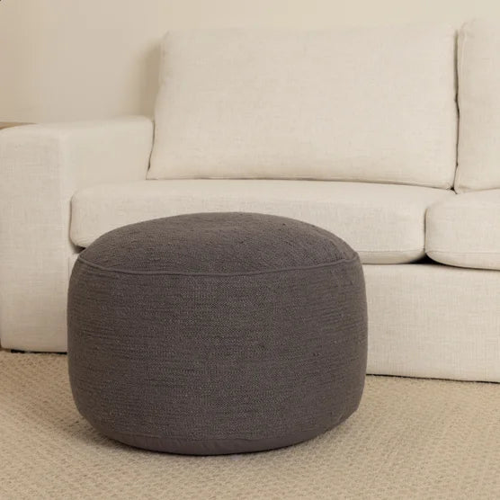 Boucle Round Pouf *