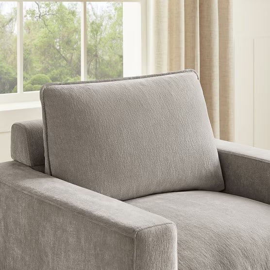 Aiden & Ivy Sereen Fabric Swivel Accent Chair, Taupe*
