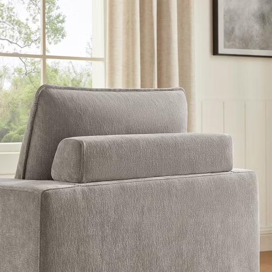 Aiden & Ivy Sereen Fabric Swivel Accent Chair, Taupe*
