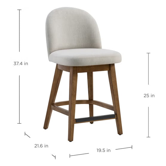 Ophelia Counter Height Swivel Stool, Set of 2*