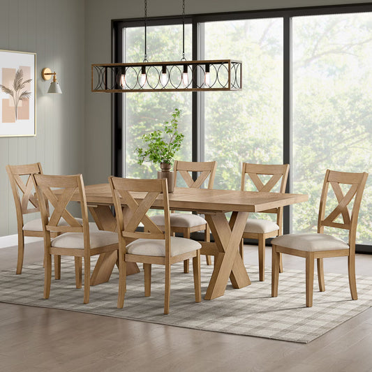 Bayside Furnishings Augusta Dining Table and 6 Chairs*