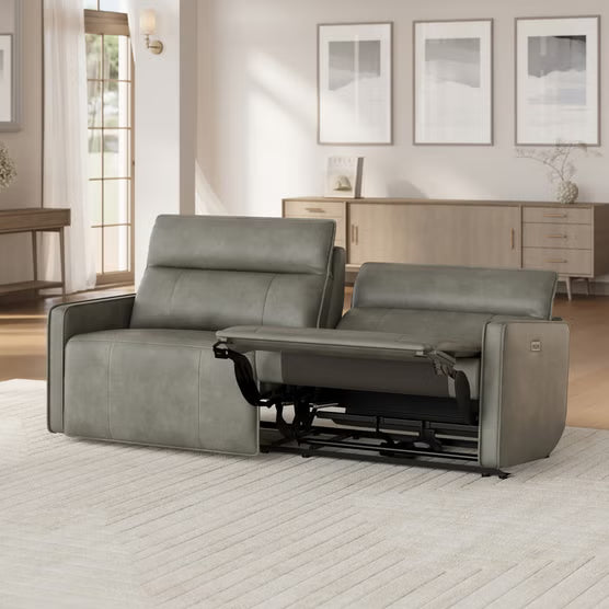 Henredon Keira Leather Power Reclining Sofa with Power Headrests*