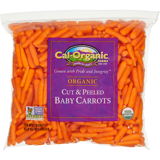 Organic Peeled Carrots, 2 lbs, 2-count, 64oz