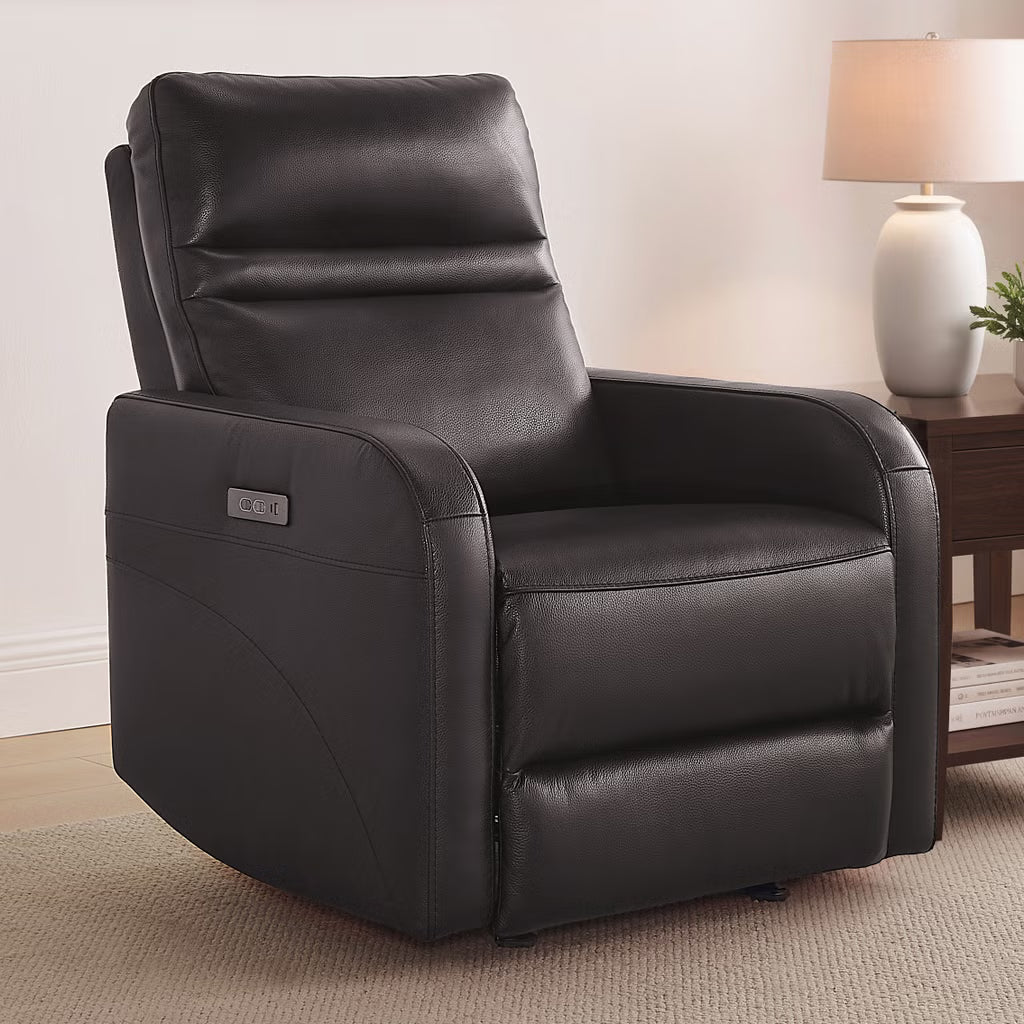 Gilman Creek Aldryn Leather Gliding Power Recliner with Power Headrest*