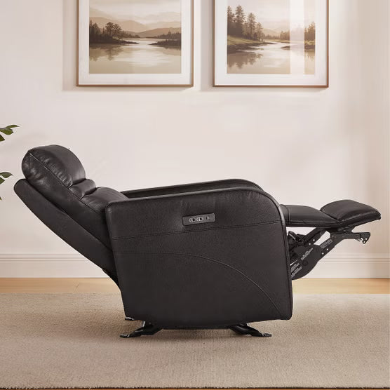 Gilman Creek Aldryn Leather Gliding Power Recliner with Power Headrest*