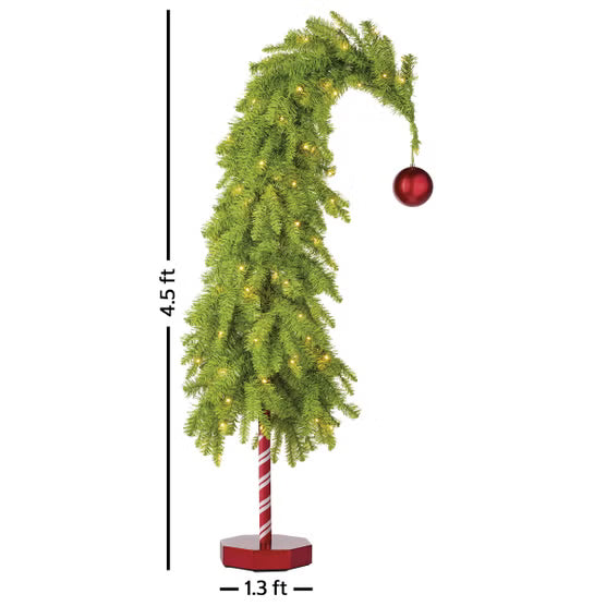 4.5' Pre-Lit Whimsical Tree with LED Lights