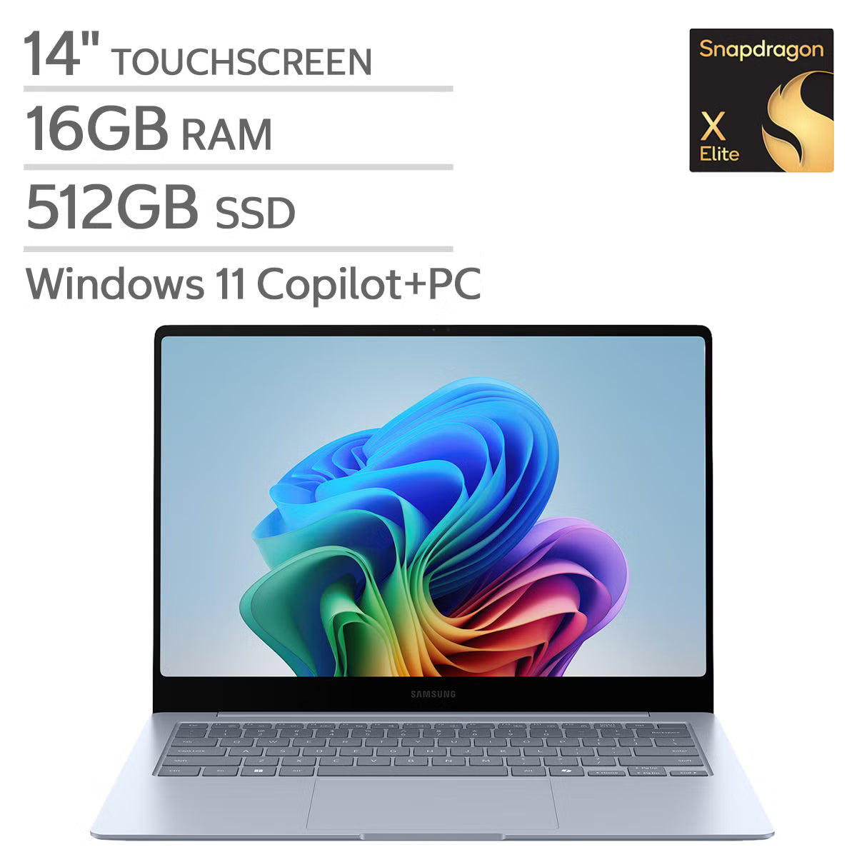 Galaxy Book4 Edge 14" Copilot+ PC Touchscreen Laptop*