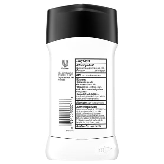 Degree Men Max Protection+ Antiperspirant Deodorant, 2.6 oz, 6-pack