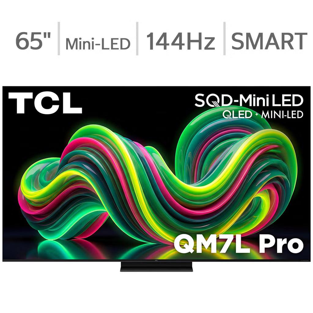 TCL 65" Class - QM7L Pro Series - 4K UHD SQD-Mini LED Smart TV*