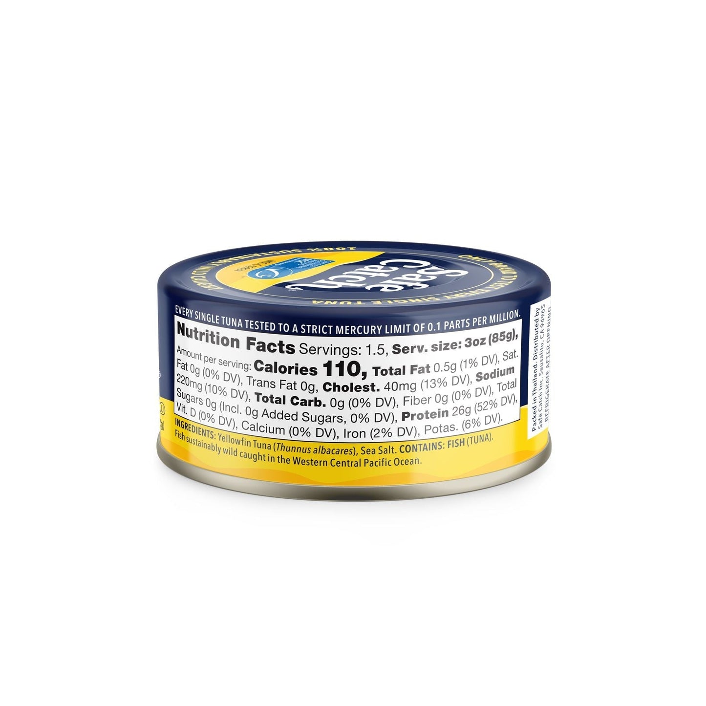 Safe Catch Ahi Wild Yellowfin Tuna, 15 oz