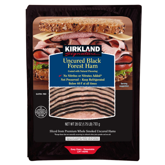 Kirkland Signature Uncured Black Forest Ham, 28 oz