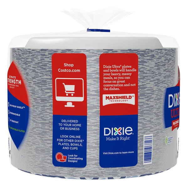 Dixie Ultra 10-1/16" Paper Plate, 186 Count