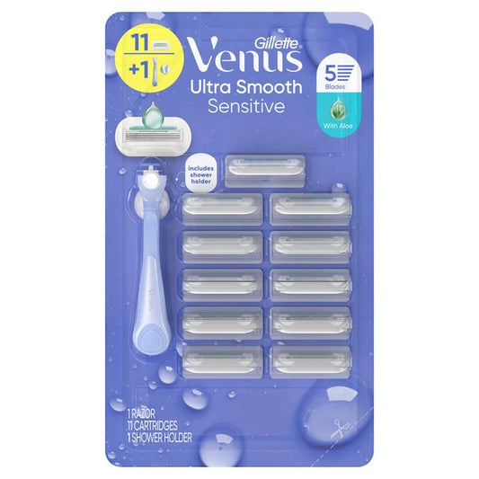 Gillette Venus Ultra Smooth Razor, 11 Count