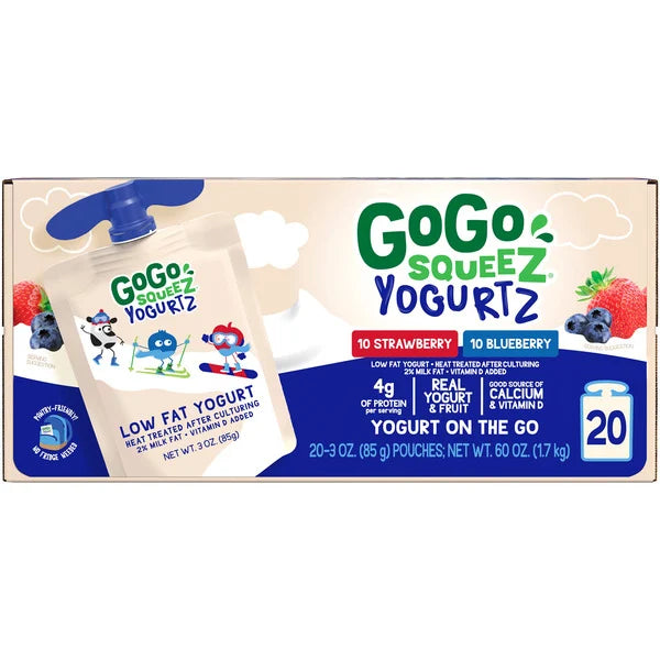 GOGO Squeez Variety Pack 20 ct, 3 oz