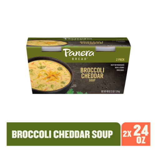 Panera Broccoli Cheddar Soup 2 ct, 24 oz