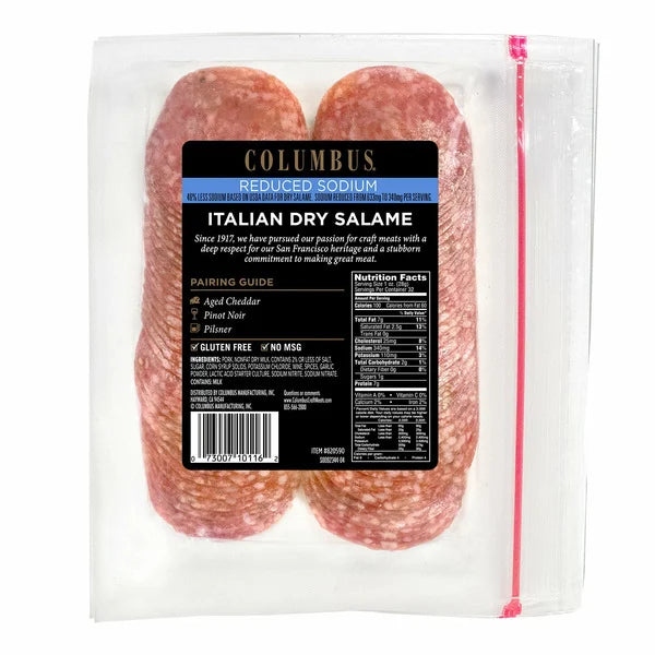 Columbus Reduced Sodium Italian Dry Salame, 32 oz