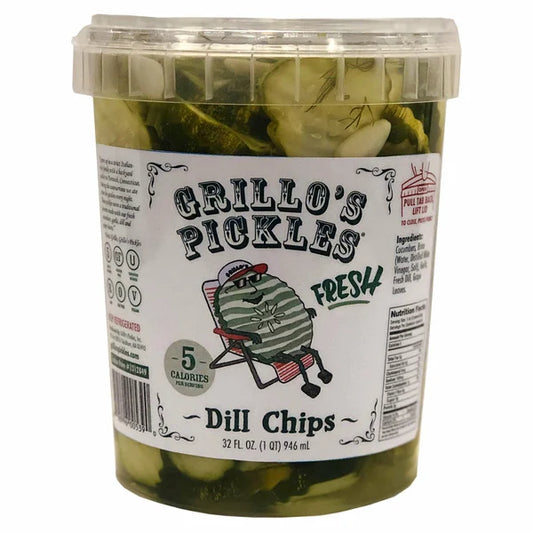 Grillo's Dill Pickle Chips, 32 oz