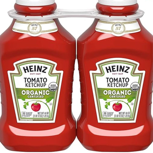 Heinz Organic Tomato Ketchup 2 ct, 44 oz