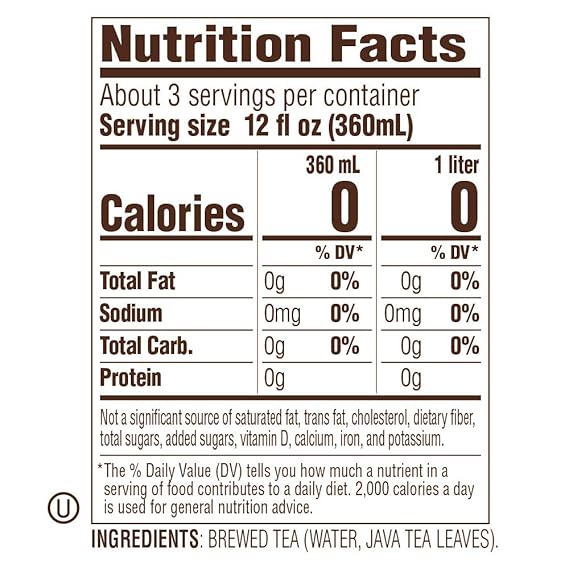 Tejava Black Tea, Original, 33.8 fl oz, 12 count