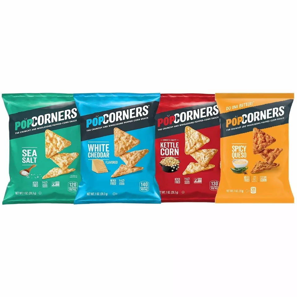 Popcorners Variety Pack 30 ct, 1 oz