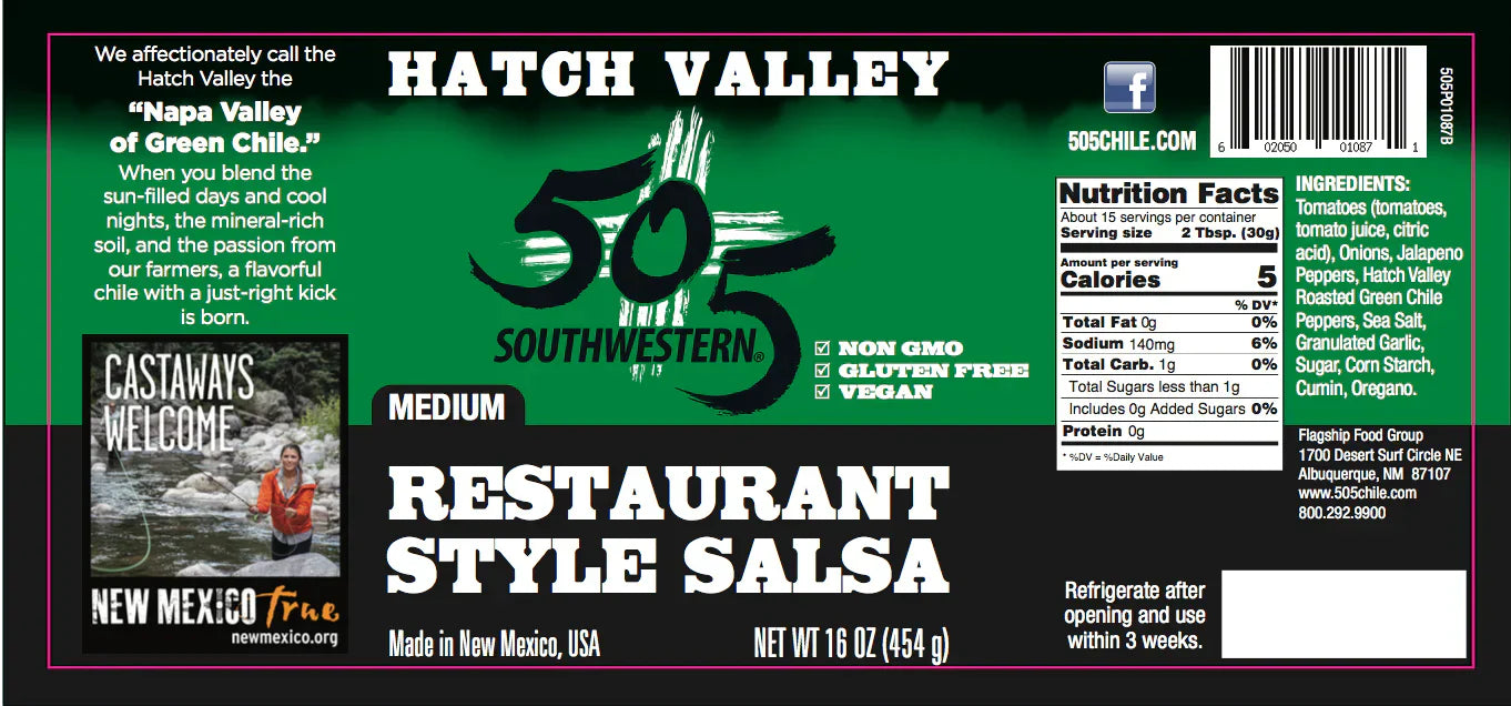 505 Southwestern Medium Restaurant Style Salsa, 16 oz