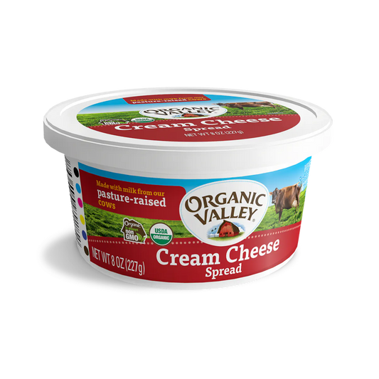 Organic Valley Cream Cheese, 8 oz