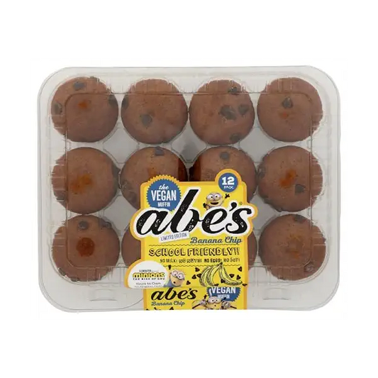 Abe's Vegan Banana Chip Muffins, 10 oz