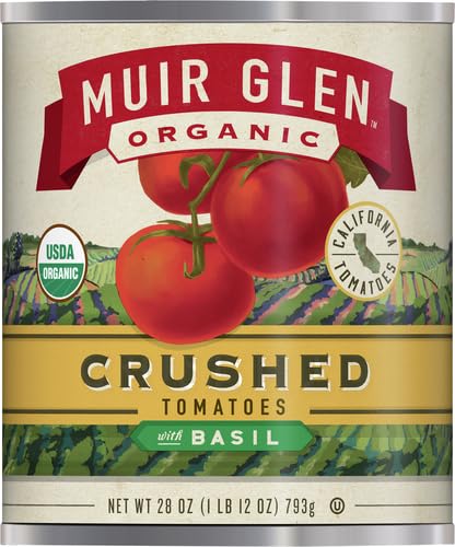 Muir Glen Organic Crushed Tomatoes With Basil, 28 oz