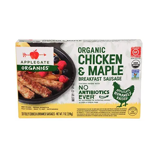 Applegate Organic Chicken & Maple Breakfast Sausage, 7 oz