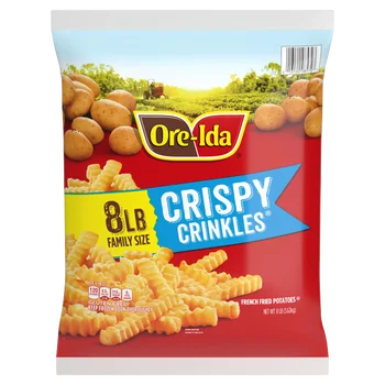 Ore-Ida Crispy Crinkles 8lb (128 oz)