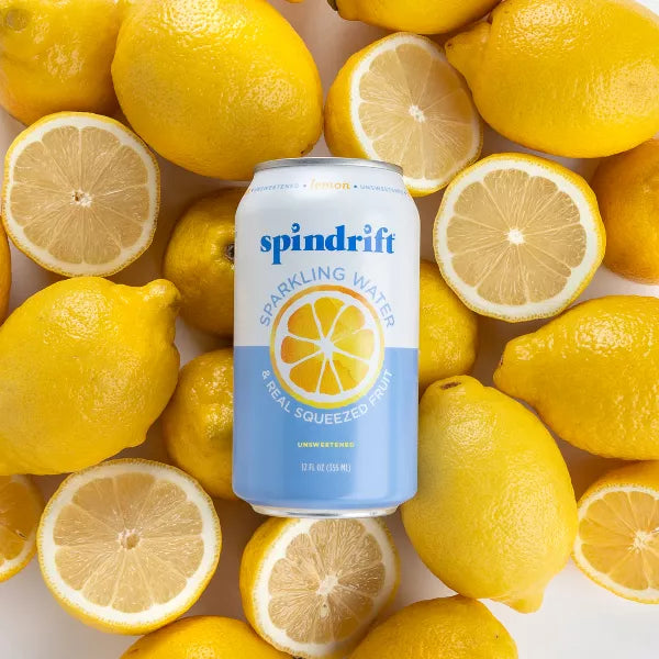 Spindrift Lemon Sparkling Water, 8 Count