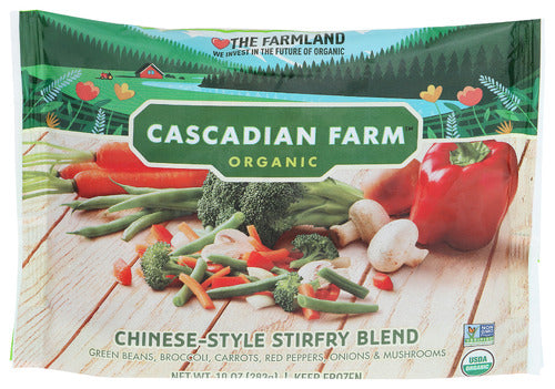 Cascadian Farm Organic Frozen Chinese-Style Stir Fry Blend, 10 oz