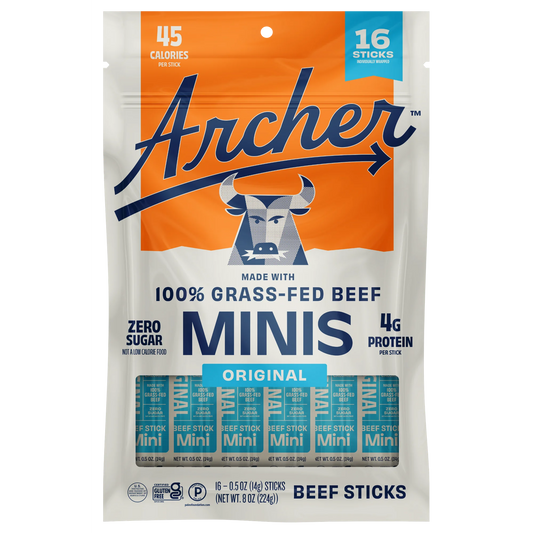 Country Archer Mini Beef Sticks Original, 16 Count