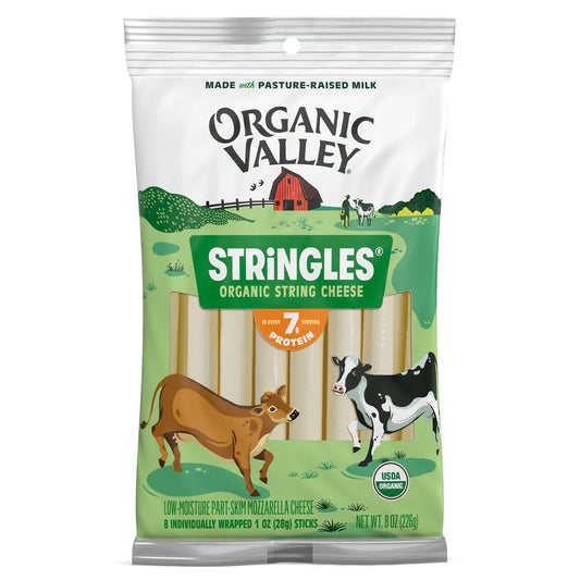 Organic Valley Stringles Organic String Cheese, 18 oz
