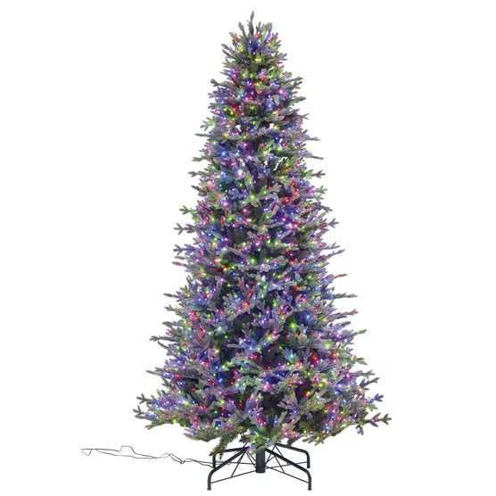 9' Pre-Lit Radiant Micro LED with Twinkle Artificial Christmas Tree*