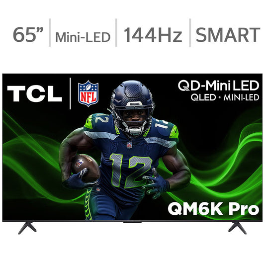 TCL 65" Class - QM6K Pro Series - 4K UHD QD-Mini LED Smart TV*