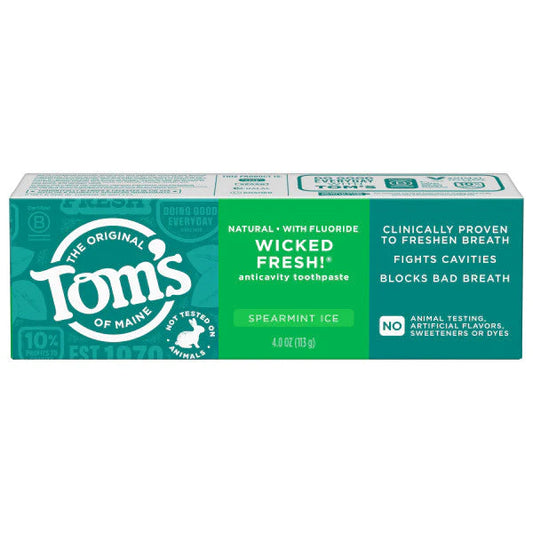 Tom's of Maine 'Wicked Fresh!' Spearmint Fluoride Toothpaste, 4 oz