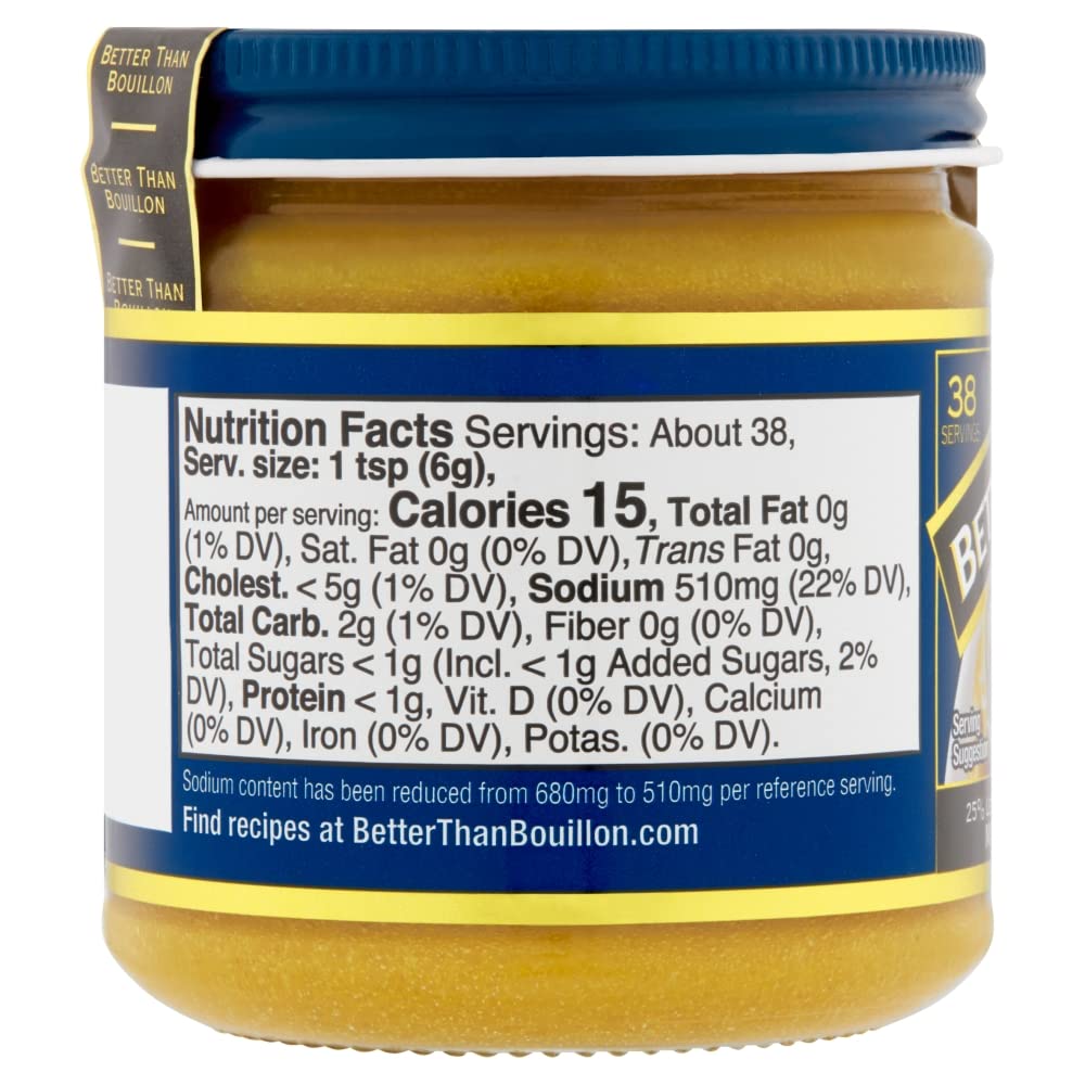 Better Than Bouillon Reduced Sodium Roasted Chicken Base, 8 oz