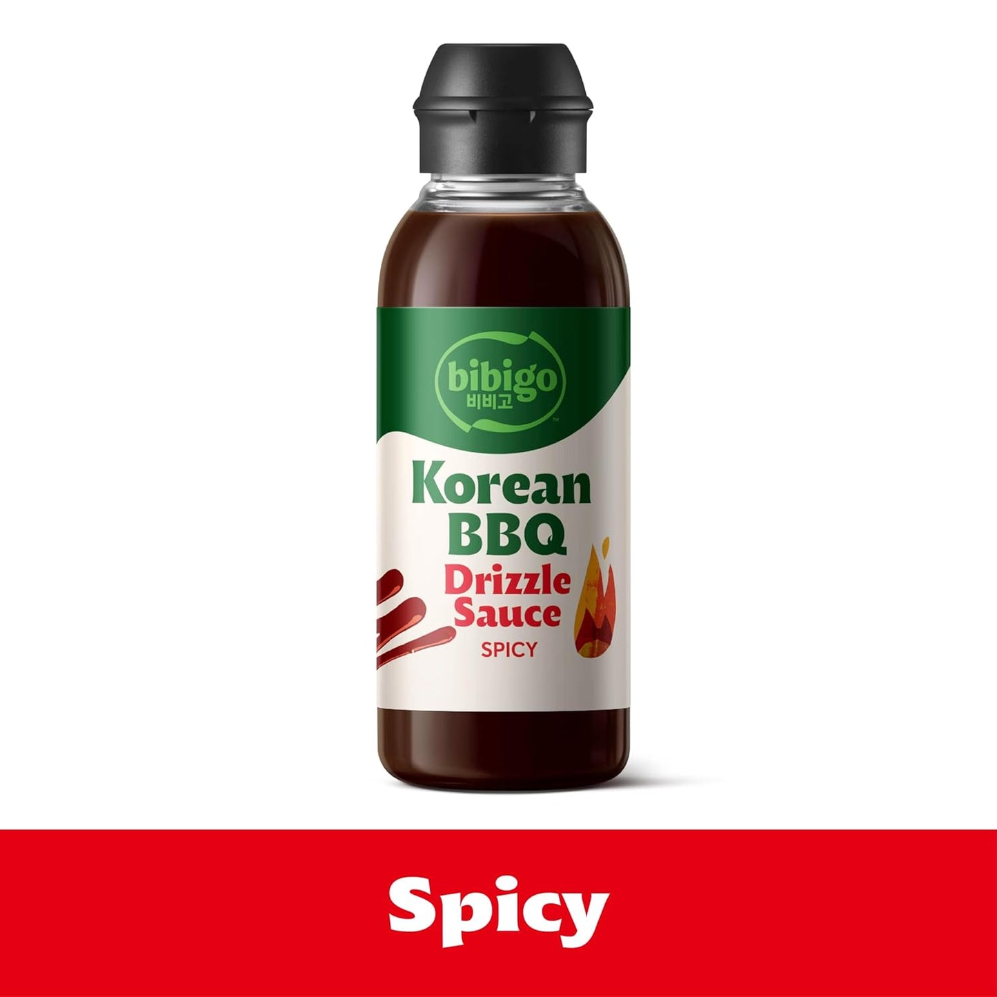 Bibigo Korean Sauce, Spicy BBQ Drizzle, 12.16 oz