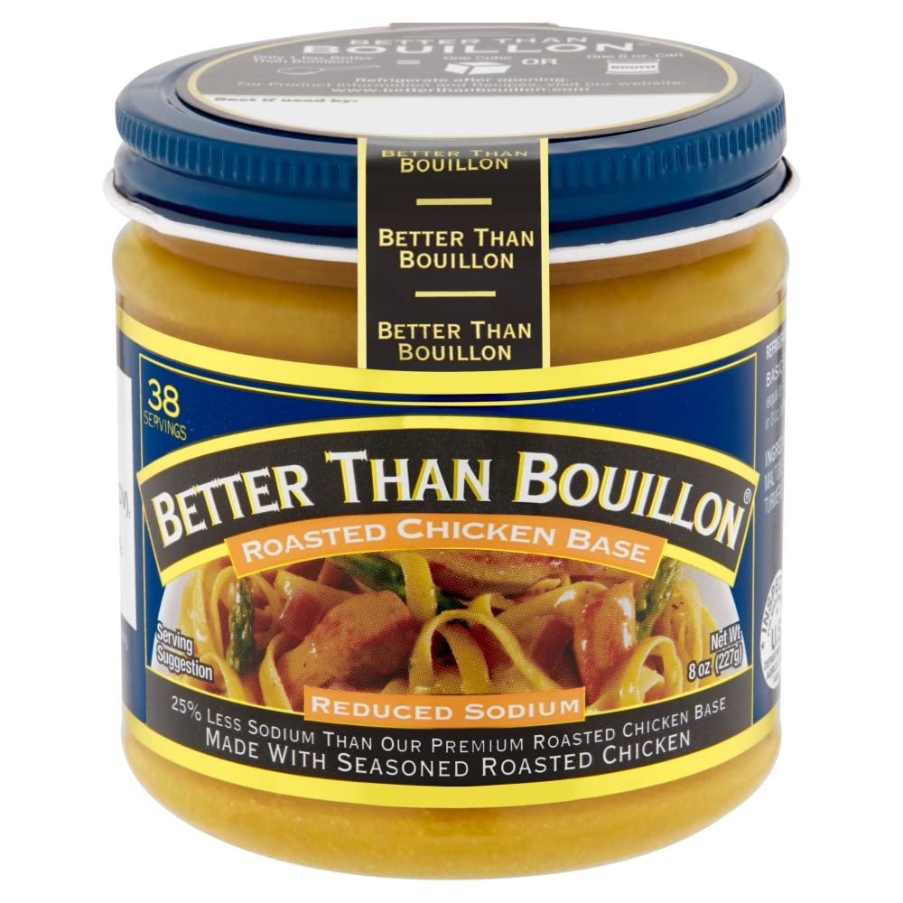 Better Than Bouillon Reduced Sodium Roasted Chicken Base, 8 oz