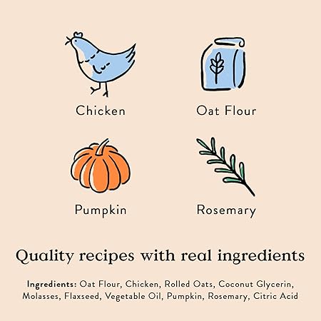 Bocces Bakery Dog Treat Soft Chicken, 6 oz