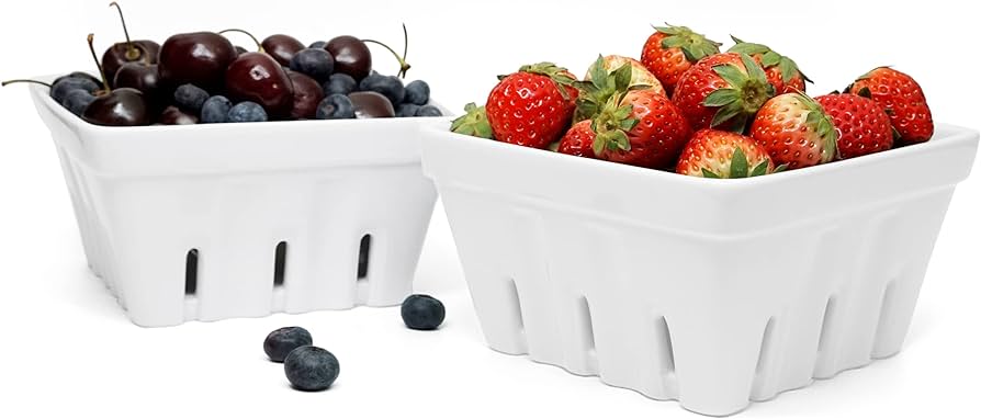 Over&back 3-piece Multipurpose Berry Baskets