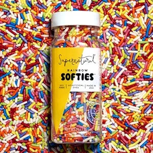 Supernatural Sprinkles Dye-Free Rainbow Softies, 3 oz