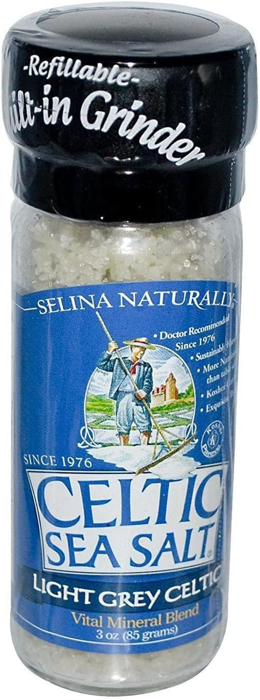 Selina Naturally Light Grey Celtic Sea Salt, 8 oz