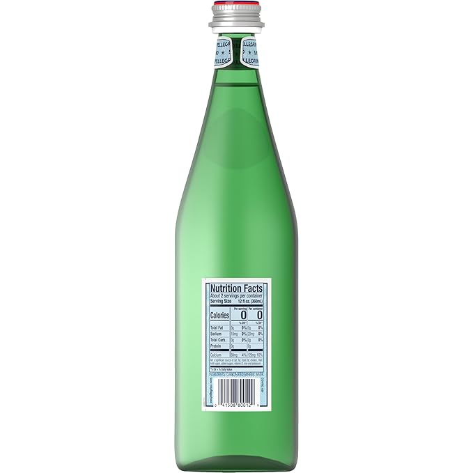 San Pellegrino Sparkling Natural Mineral Water, 25.3 oz