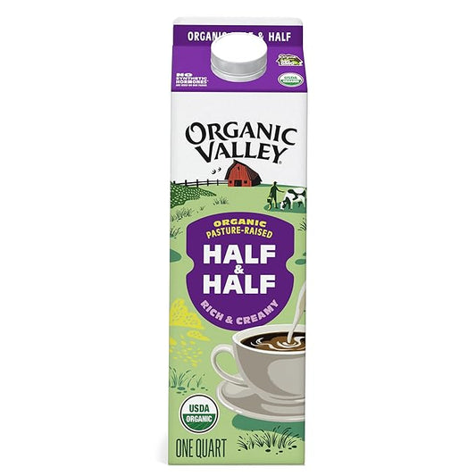 Organic Valley Organic Half & Half, 32 oz